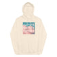 Graphic Premium Comfort Hoodie - Conscious “Elevate” Sky Pink Design by Holy Savage