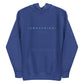 Monochrome Royal Blue Hoodie - Minimalistic 'Awakening' Design - Premium Comfort by Holy Savage