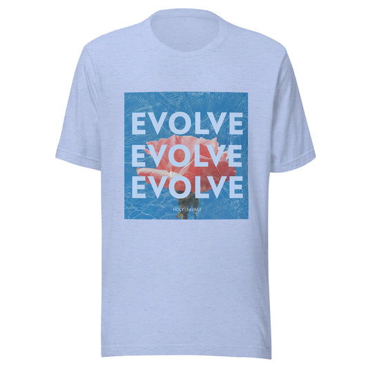 Quality Jersey T-shirt - Evolve Rose Holy Savage