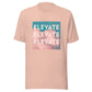 Graphic Tee - Sky Pink 'Elevate' Design - Premium Comfort by Holy Savage