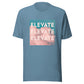 Graphic Tee - Sky Pink 'Elevate' Design - Premium Comfort by Holy Savage